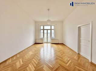 Klassische Wiener Altbauwohnung mit 4 Zimmern und Balkon mit Blick auf den Donaukanal, 849000 €, Immobilien-Wohnungen in 1030 Landstraße