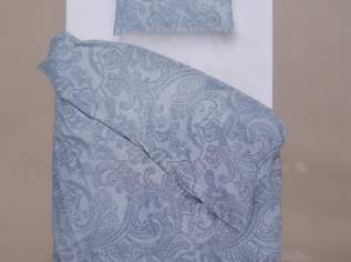 Bettwäsche Zo Home Paisley di Lino Baumwolle grau blau NEU mit Originalverpackung Bettwäsche Zo Home Paisley di Lino Baumwolle grau blau NEU mit Originalverpackung