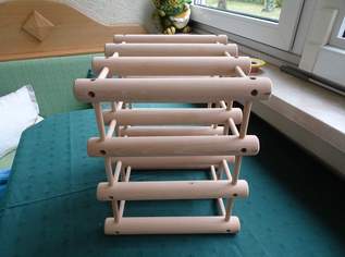 Flaschenregal aus Holz