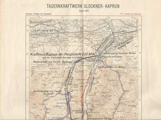 Tauernkraftwerk Glockner Kaprun  Stand 1958, 15 €, Marktplatz-Antiquitäten, Sammlerobjekte & Kunst in 9330 Rabing
