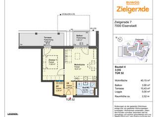 ZIELGERADE Eisenstadt Tür 52 - Anlegerwohnung mit Vertriebs-Service für Anleger, 181000 €, Immobilien-Wohnungen in 7000 Eisenstadt ZIELGERADE Eisenstadt Tür 52 - Anlegerwohnung mit Vertriebs-Service für Anleger, 181000 €, Immobilien-Wohnungen in 7000 Eisenstadt