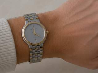 Maurice Lacroix Damenuhr mit Datumsanzeige Edelstahl vergoldet., 280 €, Kleidung & Schmuck-Accessoires, Uhren, Schmuck in Deutschland