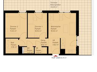 3-Zimmer-Dachterrassenwohnung inkl hochwertiger Markenküche, Außenfläche und Kellerabteil / K3-69, 1125 €, Immobilien-Wohnungen in 1220 Donaustadt 3-Zimmer-Dachterrassenwohnung inkl hochwertiger Markenküche, Außenfläche und Kellerabteil / K3-69, 1125 €, Immobilien-Wohnungen in 1220 Donaustadt