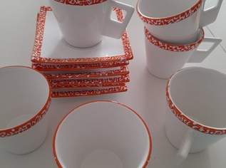 Gmundner Keramik Selektion Orange Kaffeetasse 6 teilig, 70 €, Haus, Bau, Garten-Geschirr & Deko in 8770 Sankt Michael in Obersteiermark