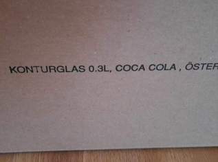 COCA COLA KONTURGLÄSER / 6 Stück