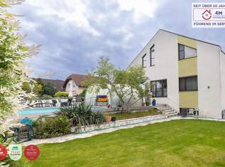 EINFAMILIENHAUS DER EXTRAKLASSE++SWIMMINGPOOL++TONSTUDIO++WINTERGARTEN++GARAGE, 1099000 €, Immobilien-Häuser in 2201 Gerasdorf bei Wien