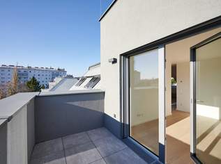 4-Zimmer-Dachgeschosswohnung mit Terrasse in idyllischer Grünlage nahe Donau - ERSTBEZUG!, 699900 €, Immobilien-Wohnungen in 1220 Donaustadt 4-Zimmer-Dachgeschosswohnung mit Terrasse in idyllischer Grünlage nahe Donau - ERSTBEZUG!, 699900 €, Immobilien-Wohnungen in 1220 Donaustadt