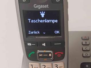 Gigaset E560A - platin - Schnurloses Senioren DECT-Telefon - Anrufbeantworter