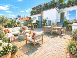 Penthouse über Wien | Lift direkt in die Wohnung | 136 m² Terrassen, 1480000 €, Immobilien-Wohnungen in 1050 Margareten