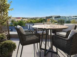 Wunderschöne 2 Zimmerwohnung mit Dachterrasse! Westseitig und im letzten Stock ohne Schrägen!, 379000 €, Immobilien-Wohnungen in 1230 Liesing