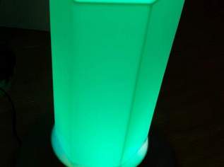 Beleuchtete Säule mit LED Lampe (und Soft Farbwechsler)