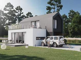 Einfamilienhaus Ferienhaus Tiny House Design 92,35m² Ganzjahres-Modulhaus, 124800 €, Immobilien-Häuser in 1040 Wieden