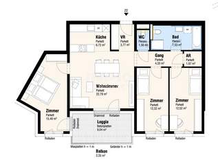 4-Zimmerwohnung, perfekt aufgeteilt! provisionsfrei!, 428000 €, Immobilien-Wohnungen in 2326 Gemeinde Lanzendorf 4-Zimmerwohnung, perfekt aufgeteilt! provisionsfrei!, 428000 €, Immobilien-Wohnungen in 2326 Gemeinde Lanzendorf