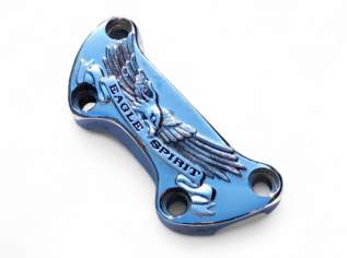 Harley Sportster Dyna Softail Riser Lenkerklemme Eagle Spirit