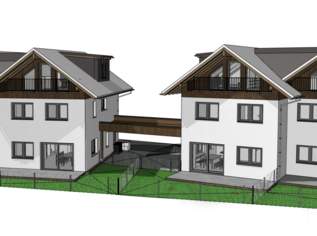 Neubauprojekt: Moderne Doppelhaushälften mit Carport in attraktiver Lage, 607475 €, Immobilien-Häuser in 5110 Oberndorf bei Salzburg