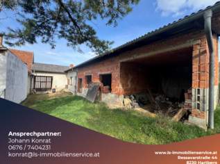 Sanierungsbedürftige Liegenschaft mit mehreren Gebäuden mit 3119m² großem Grundstück in Schachendorf, 130000 €, Immobilien-Häuser in 7472 Schachendorf