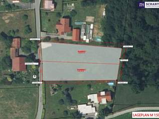 Idyllisches Baugrundstück in sonniger Lage – 1.553,07 m², 155000 €, Immobilien-Grund und Boden in 8541 Trag