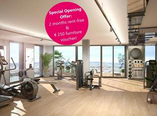 Special Opening Offer: 2 months rent-free & € 250 furniture voucher!, 2908.95 €, Immobilien-Wohnungen in 1200 Brigittenau