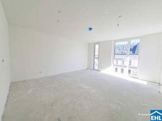 Wiener Stadtoase – ERSTBEZUG - nachhaltiges Energiekonzept – Mit Balkon, Loggia, Terrasse oder Garten, 1535 €, Immobilien-Wohnungen in 1150 Rudolfsheim-Fünfhaus