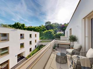 Sonnige 2-Zimmer-Dachgeschosswohnung mit Südbalkon, 309000 €, Immobilien-Wohnungen in 3500 Am Steindl