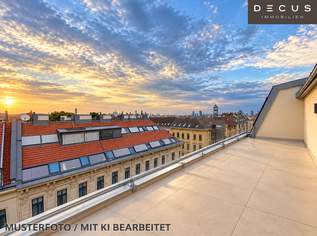 1070 WIEN | 4 ZIMMER | LUXUS IM DACHGESCHOSS | RUNDUMBLICK | ERSTBEZUG | AB 01.01.2027, 3495 €, Immobilien-Wohnungen in 1070 Neubau