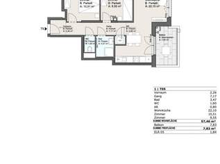 BEZUGSFERTIG I Nähe Mühlwasser I Klimaaktiv-zertifiziert I Tiefgarage I Wärmepumpe I Fußbodenheizung & Kühlung I PV-Anlage, 358680 €, Immobilien-Wohnungen in 1220 Donaustadt