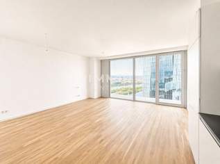 1 Zimmer mit Weitblick - 35. Etage U1 Donauinsel - DC2 Tower: SKY RESIDENCES, 1200 €, Immobilien-Wohnungen in 1220 Donaustadt