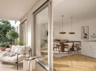 The Classic Apartment: Erstbezug in Neubau mit Freifläche!, 685000 €, Immobilien-Wohnungen in 1070 Neubau