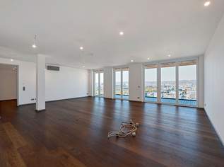 SENSATIONELLER BLICK über den GRÜNEN PRATER vom 26. Stock (oberste Wohnetage)! Roof-Top-Pool + Fitness + Concierge-Service + Garage, 1790000 €, Immobilien-Wohnungen in 1020 Leopoldstadt