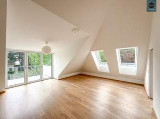 Provisionsfrei: Klimatisiertes Dachgeschoss Maisonette Apartment mit 2 Balkonen in Bestlage von Grinzing!, 2700 €, Immobilien-Wohnungen in 1190 Döbling