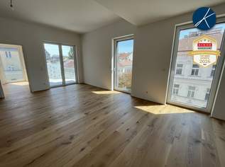 *Superprojekt: ''Über den Baumwipfeln" TOP 49 Sonnige 3 Zimmer + Küche *MIT ZWEI TRAUMHAFTEN WEST-LOGGIEN*, 2098.78 €, Immobilien-Wohnungen in 1100 Favoriten