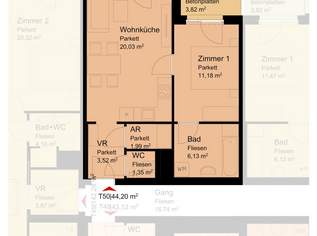 Am Langen Felde 41, 1220 Wien, 789 €, Immobilien-Wohnungen in 1220 Donaustadt