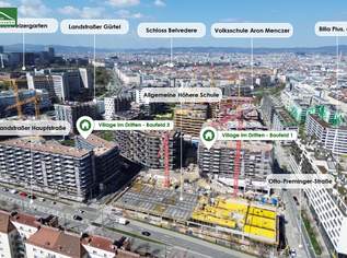 Heute entdecken, ab 01.11. einziehen – Neubauwohnungen in zentraler Lage!, 1179 €, Immobilien-Wohnungen in 1030 Landstraße
