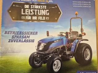 Traktor Solis 26 4WD inkl. Zubehör, 11800 €, Auto & Fahrrad-Traktoren & Nutzfahrzeuge in 9433 Sankt Andrä