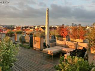 Abends Champagner auf der 360° Dachterrasse, morgens die U-Bahn vor der Haustüre, 4854.3 €, Immobilien-Wohnungen in 1040 Wieden