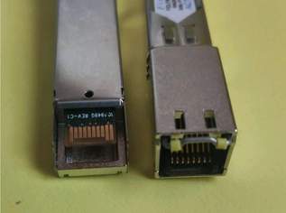 2Stück Coherent / Finisar FCLF8521P2BTL 10/100/1000Base-T RJ-45 SFP (mini-GBIC) Transceiver mit SGMII Interface