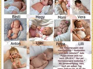  Nur noch Restposten daher stark reduziert echte Rebornpuppen 