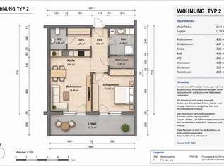 Bad Vöslau Wohnprojekt 50+ (Provisionsfrei), 234000 €, Immobilien-Wohnungen in 2540 Bad Vöslau