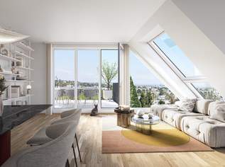 Quality Living mit Blick auf die Weinberge., 1249000 €, Immobilien-Wohnungen in 1190 Döbling