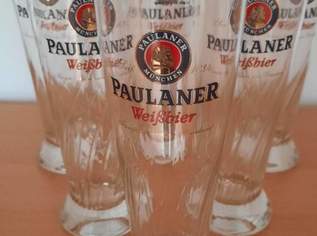 PAULANER WEIZENBIER GLÄSER 0,33l / 6 Stück, 12 €, Marktplatz-Sammlungen & Haushaltsauflösungen in 7201 Neudörfl