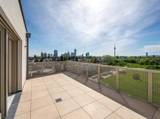 WIENER WASSER WOHNEN: Atemberaubende 4-Zimmer Neubauwohnung mit Terrasse, Balkon und Dachgarten an der Alten Donau, 873723 €, Immobilien-Wohnungen in 1210 Floridsdorf