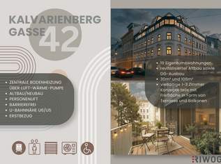 Barrierefreie 2-Zimmerwohnung nahe Elterleinplatz | LUFT-WÄRME-PUMPE, 249000 €, Immobilien-Wohnungen in 1170 Hernals