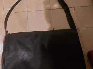 Ledertasche Schwarz