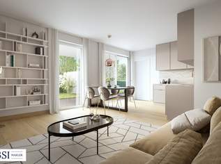Leben in der eigenen Oase: 2 Zimmer Erstbezug mit Terrasse und Garten, 257703.04 €, Immobilien-Wohnungen in 1220 Donaustadt