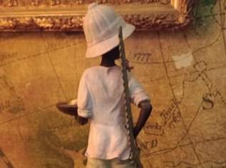 Alte Mohrenfigur Großwild Jagd , 49 €, Marktplatz-Antiquitäten, Sammlerobjekte & Kunst in Deutschland