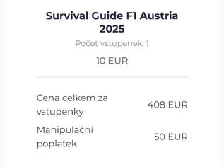 2x General Admission Tickets 1x Survival Guide F1 Austria 2025, 400 €, Marktplatz-Sportgeräte & Zubehör in 6370 Stadt Kitzbühel