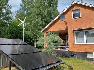 243 qm großes Architektenhaus mit Solaranlage, Windrad, Luftwärmepumpe in Süd Schweden, 249000 €, Immobilien-Häuser in 1010 Innere Stadt