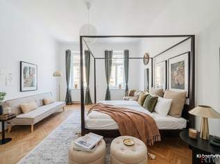 Helle 3-Zimmer Altbauwohnung mit separater Küche | Balkonerrichtung im Preis inkludiert, 499000 €, Immobilien-Wohnungen in 1030 Landstraße