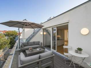 Sandleiten 64 | Klimatisierte 2-Zimmer-Dachgeschosswohnung mit Terrasse in Hofruhelage, 449000 €, Immobilien-Wohnungen in 1170 Hernals