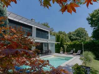 Traumhafte, moderne Villa mit Pool in absoluter Grünruhelage von Weidling, 2500000 €, Immobilien-Häuser in 3400 Weidlingbach
